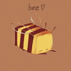 Minecraft Bee Fan Art Wallpaper