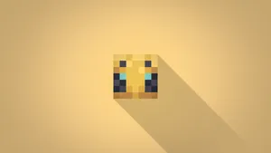 Minecraft Bee Head Wallpaper