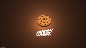 Minecraft Cookie Logo Wallpaper