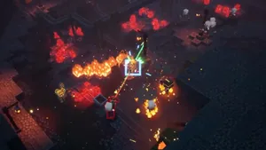 Minecraft Dungeons Fire Focus Wallpaper