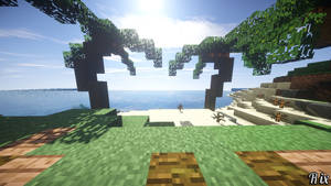 Minecraft Pc Beach Wallpaper