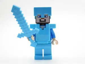 Minecraft Steve Lego Armor Wallpaper
