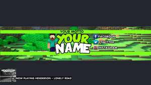 Minecraft Youtube Banner Wallpaper