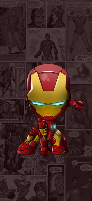 Mini Chibi Iron Man Android Wallpaper