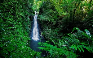 Mini Waterfalls Full Desktop Screen Hd Wallpaper