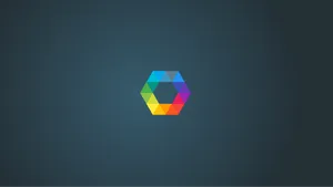 Minimalist Abstract Of Hexagon Color Scheme Wallpaper