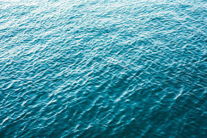 Minimalist Aesthetic Desktop Blue Calm Sea Wallpaper