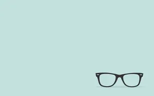 Minimalist Aesthetic Eyeglasses Wallpaper