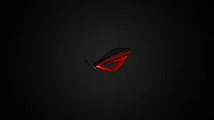 Minimalist Asus Rog On Black Wallpaper