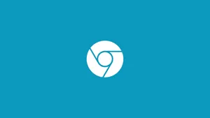 Minimalist Blue Google Chrome Hd Wallpaper