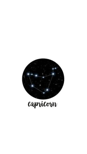 Minimalist Capricorn Aesthetic Wallpaper