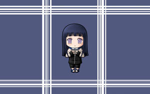 Minimalist Chibi Hinata Wallpaper