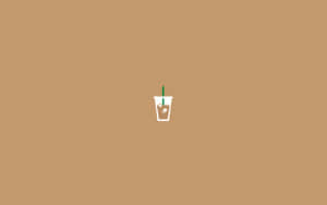 Minimalist Coffee Cup Design Wallpaper