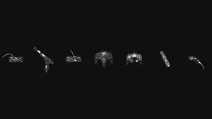 Minimalist Controllers In Dark Theme Wallpaper