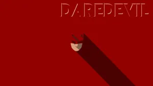 Minimalist Daredevil's Mask Wallpaper