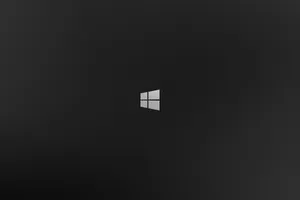 Minimalist Dark Windows Wallpaper