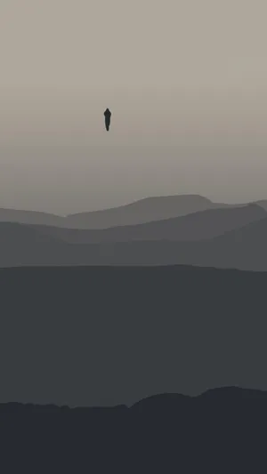 Minimalist Death Stranding Iphone Wallpaper