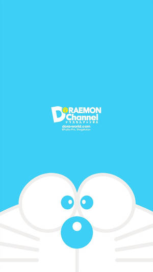 Minimalist Doraemon Iphone Digital Art Wallpaper