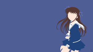 Minimalist Fruits Basket Tohru Honda Wallpaper