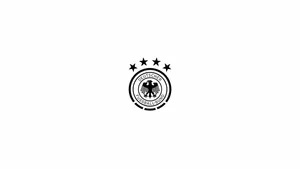 Minimalist Germany National Football Team Logo Wallpaper