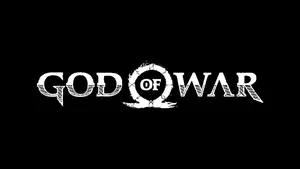 Minimalist God Of War Gaming Logo Wallpaper