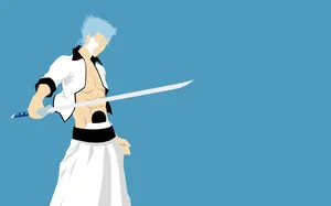 Minimalist Grimmjow Jaegerjaquez Bleach 4k Ultra Hd Wallpaper