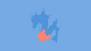 Minimalist Gyarados Evolution Wallpaper