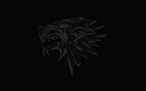 Minimalist House Stark Wolf Logo Wallpaper