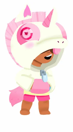 Minimalist Leon Brawl Stars Wallpaper