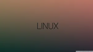 Minimalist Linux Gradient Wallpaper