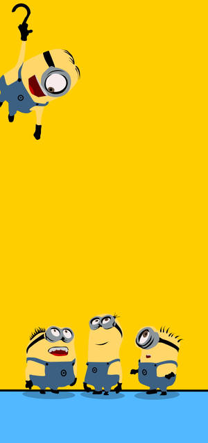 Minimalist Minions Redmi Note 9 Punch Hole Wallpaper