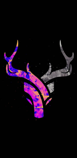 Minimalist Multicolored Aries Ram Astrology Wallpaper