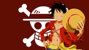 Minimalist One Piece Monkey D' Luffy Wallpaper