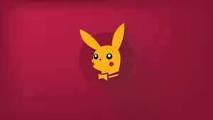 Minimalist Pikachu Playboy Wallpaper