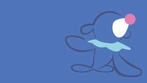 Minimalist Popplio Pokemon Sun And Moon Wallpaper