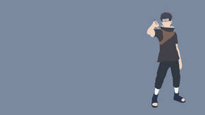 Minimalist Shisui Uchiha Art Wallpaper