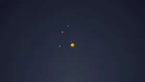 Minimalist Space - Soaring In The Cosmos Wallpaper