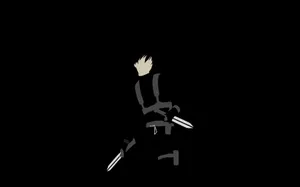 Minimalist Tablet Anime Boy Wallpaper