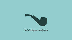 Minimalist Tobacco Pipe Wallpaper