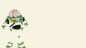 Minimalist Toy Story Buzz Lightyear Wallpaper