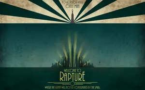 Minimalist Vintage Bioshock Rapture Wallpaper