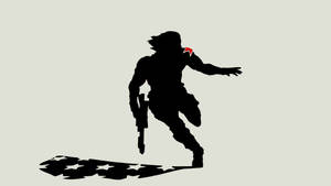 Minimalist Winter Soldier Art Wallpaper