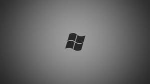 Minimalistic Dark Windows Logo Wallpaper