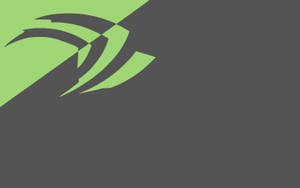 Minimalistic Nvidia Green And Grey Wallpaper