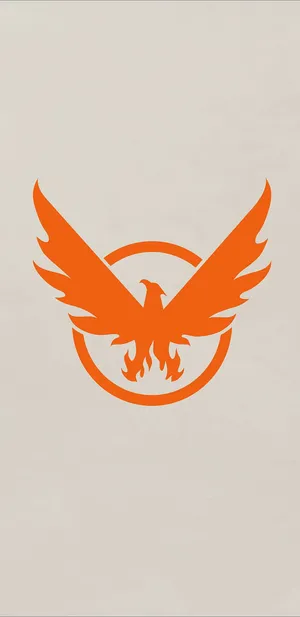 Minimalistic The Division Phone Logo Wallpaper