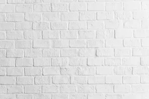 Minimalistic White Brick Wall Texture Wallpaper