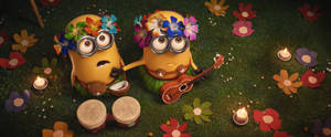 Minion Hula Costume Wallpaper