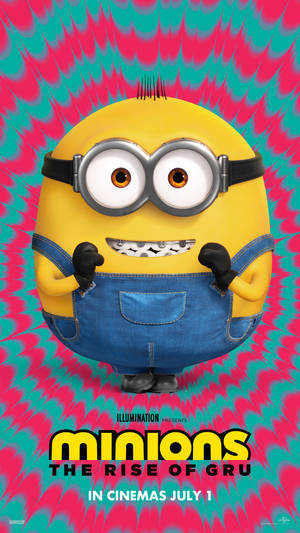 Minions The Rise Of Gru Jerry With Braces Wallpaper