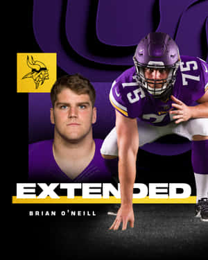 Minnesota Vikings Brian O'neill Poster Wallpaper