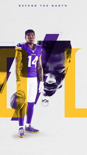 Minnesota Vikings Stefon Diggs Mobile Wallpaper